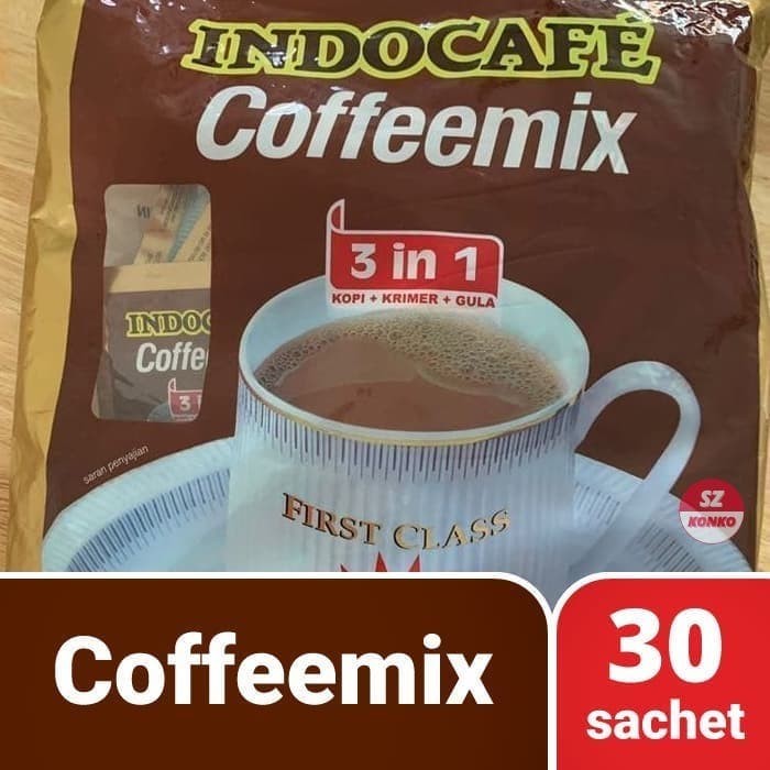 INDOCAFE COFFEEMIX 3 IN 1 30 SACHET