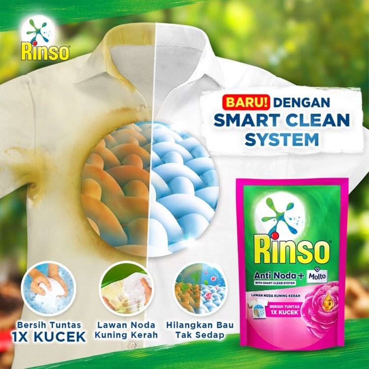 RINSO BUBUK ANTI NODA + MOLTO CLASSIC FRESH 400 GR – 5