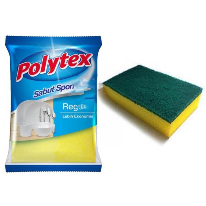 SABUT CUCI PIRING : SPONS POLYTEX – 2