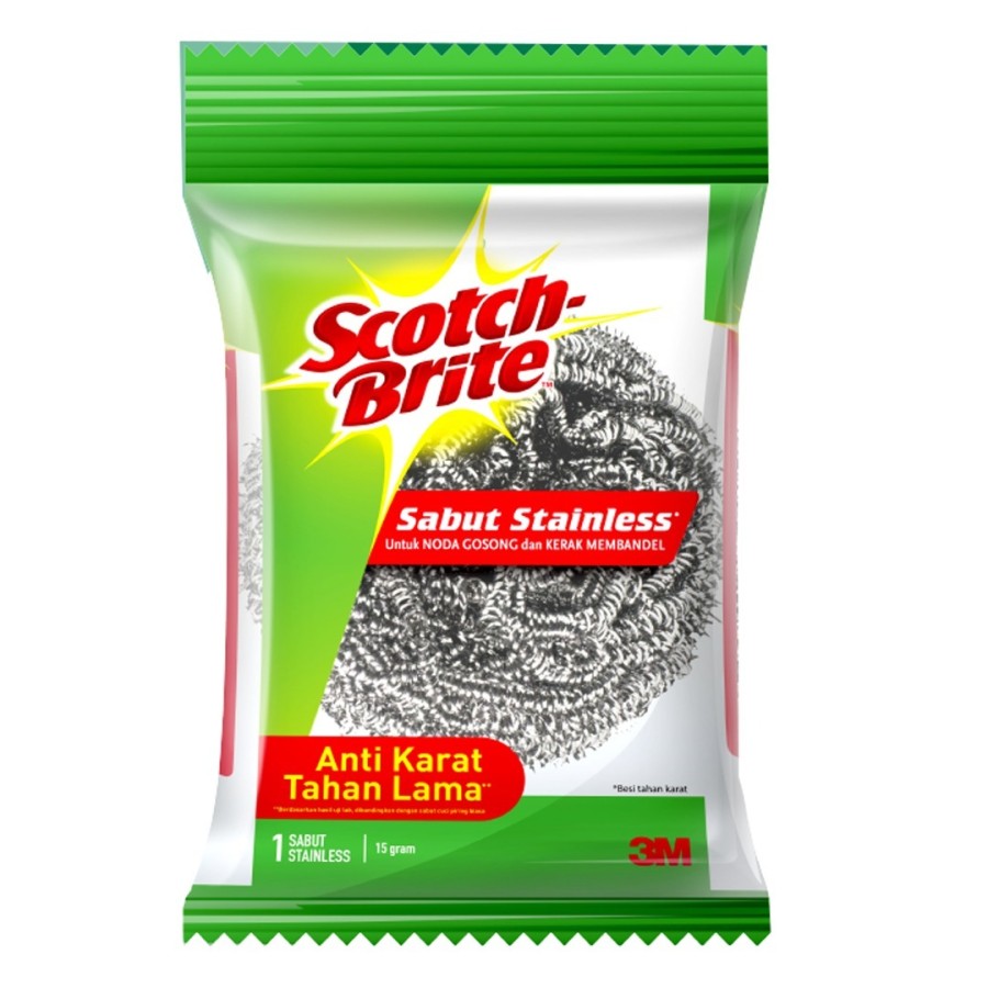 SCOTCH-BRITE SABUT SPON & TANPA KAWAT – 2