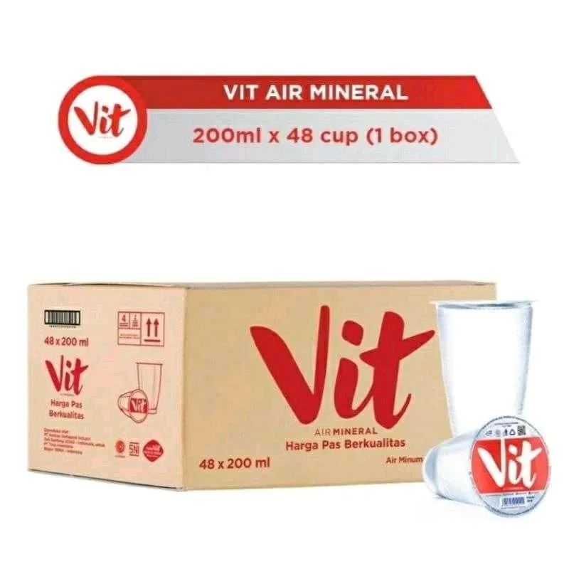 Air Mineral Vit (Gelas : 1 Dus : 1 Karton : 48 Pcs)-4