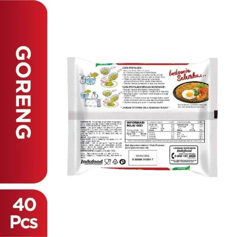 Indomie Goreng (1 Dus : 1 Karton : 40 Pcs)-3
