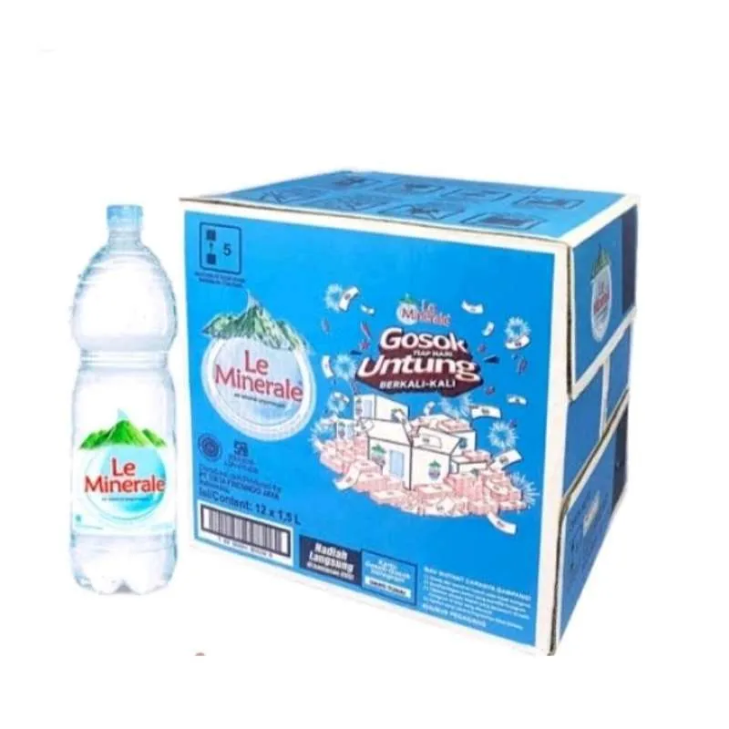 Le Minerale (1500 Ml : 1 Dus : 1 Karton : 12 Botol)