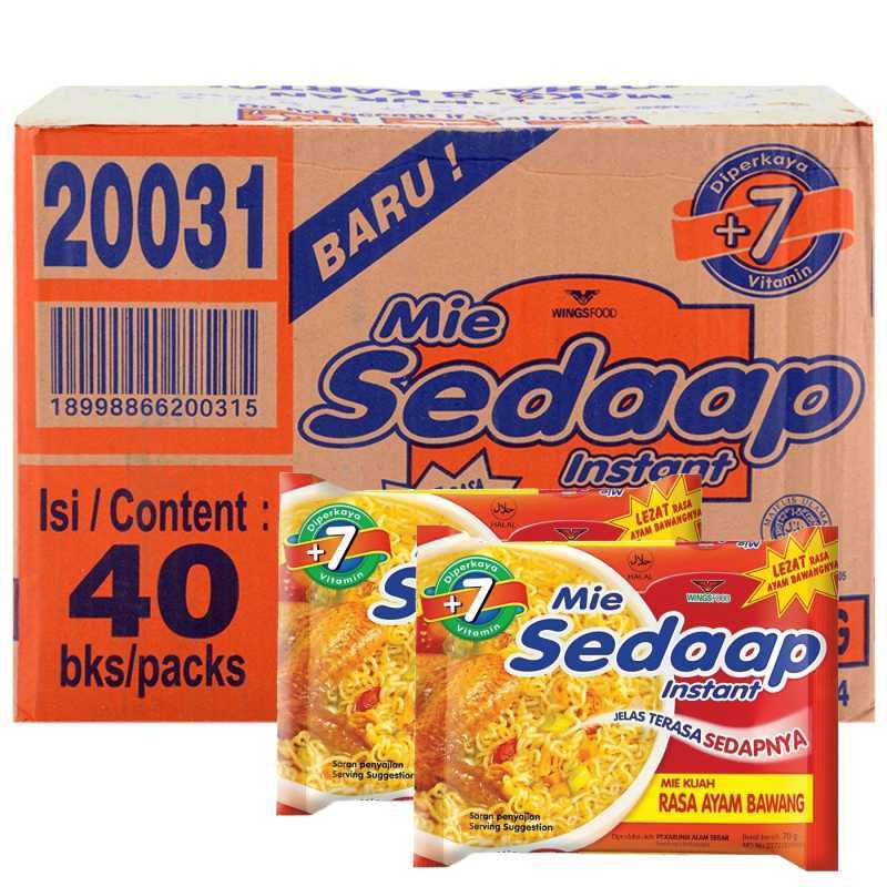 Mie Sedaap Ayam Bawang (1 Dus : 1 Karton : 40 Pcs)-1